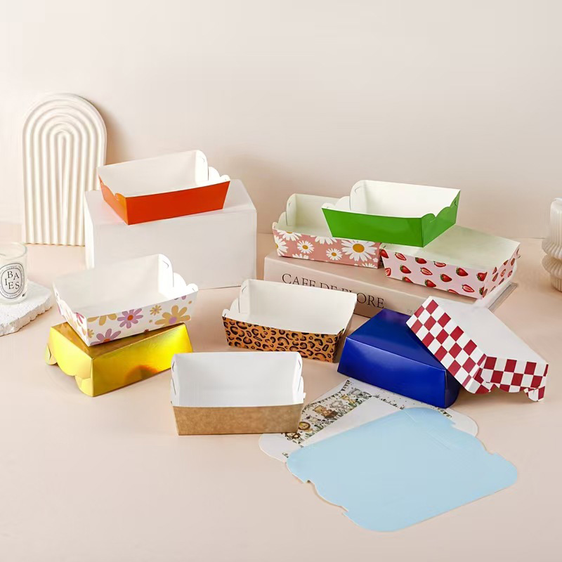 Cotton Candy Cone - 100 stuks geruite voedseldozen papier snackbakken
