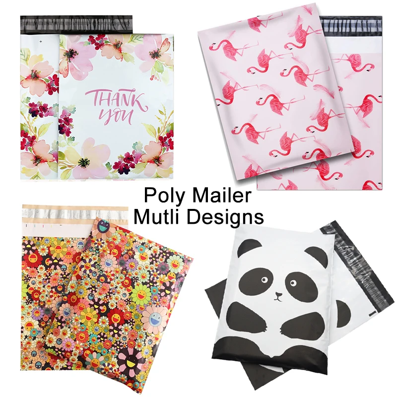 Party Favor Bag - 10 STKS 25x33 cm Kleurrijke Poly