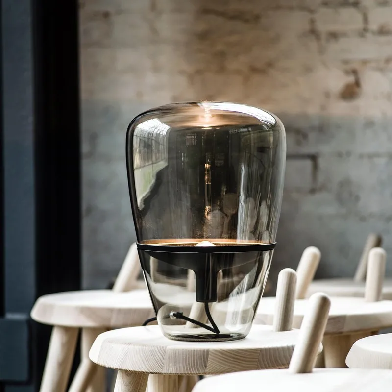 Led Balloon Light - Glazen tafellamp Tsjechische ontwerper bureaulamp slaapkamer