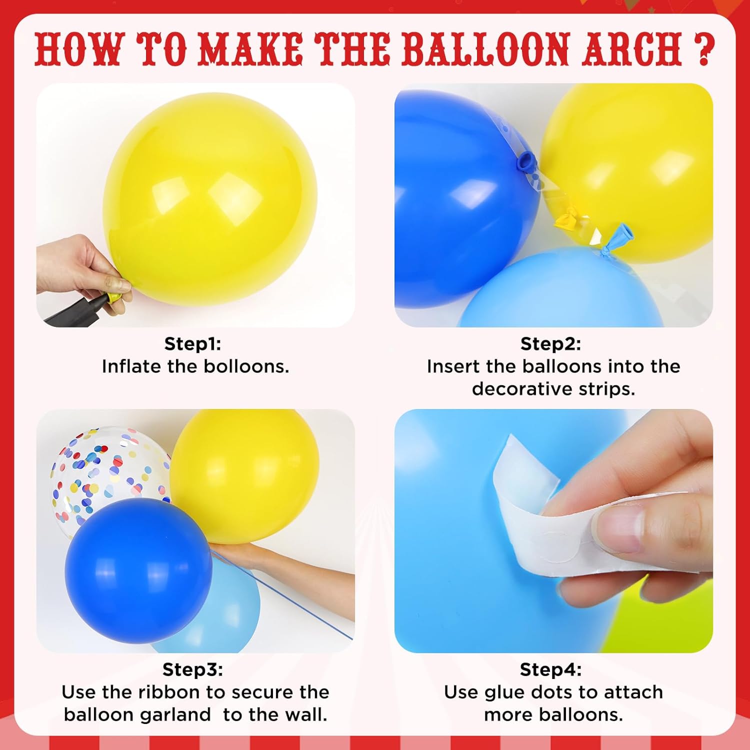 Blauw Rood Geel Regenboog Ball - Balloon Arch Kit recensie en prijs