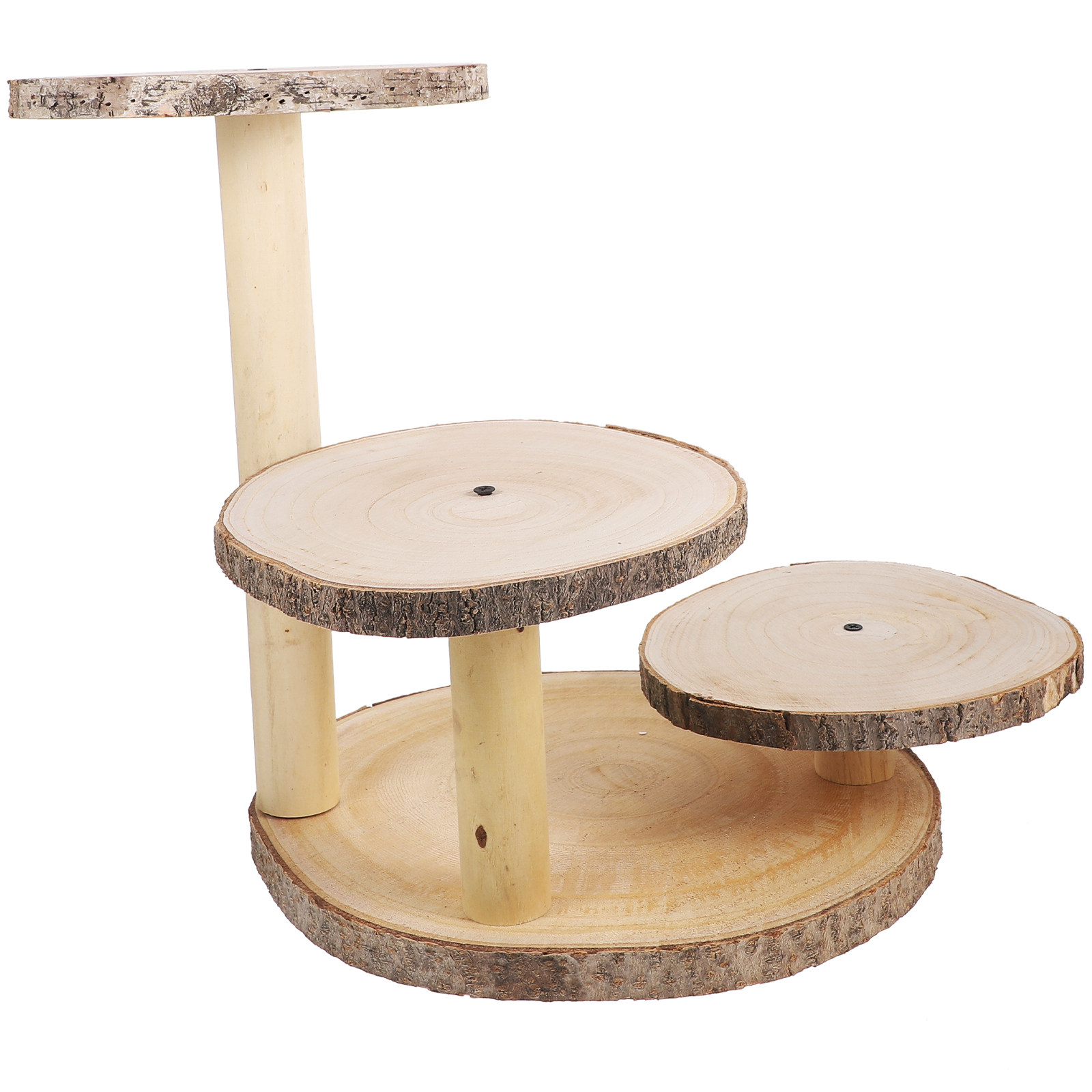 Houten taartstandaard, rustiek - Cupcake Stand Tier recensie en prijs