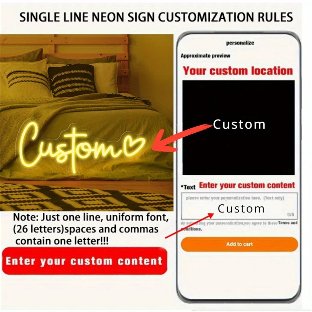 Aangepaste LED-neonreclame har - Neon Sign Party recensie en prijs