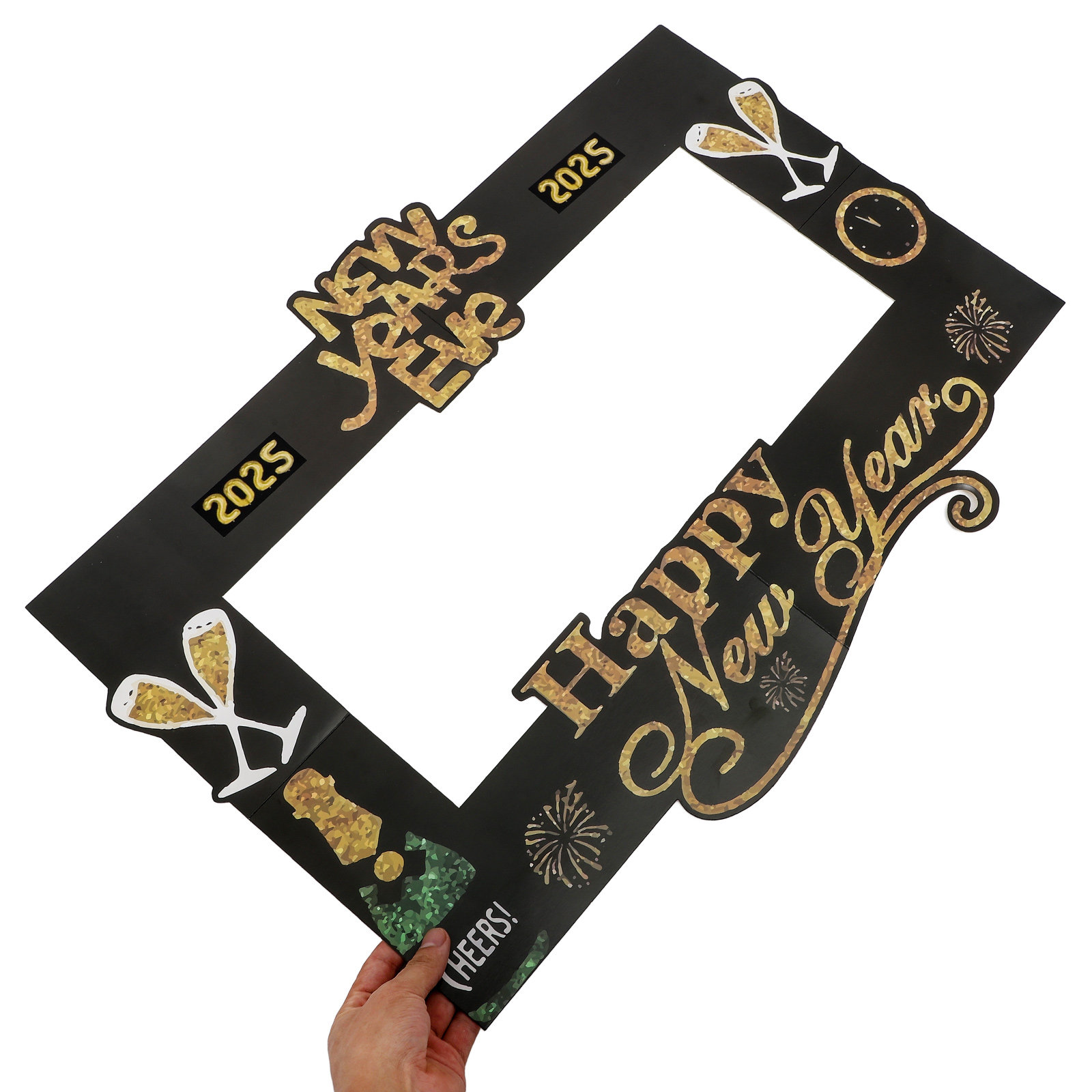 2025 Nieuwjaarsfoto-rekwisiet  - Photo Booth Frame recensie en prijs