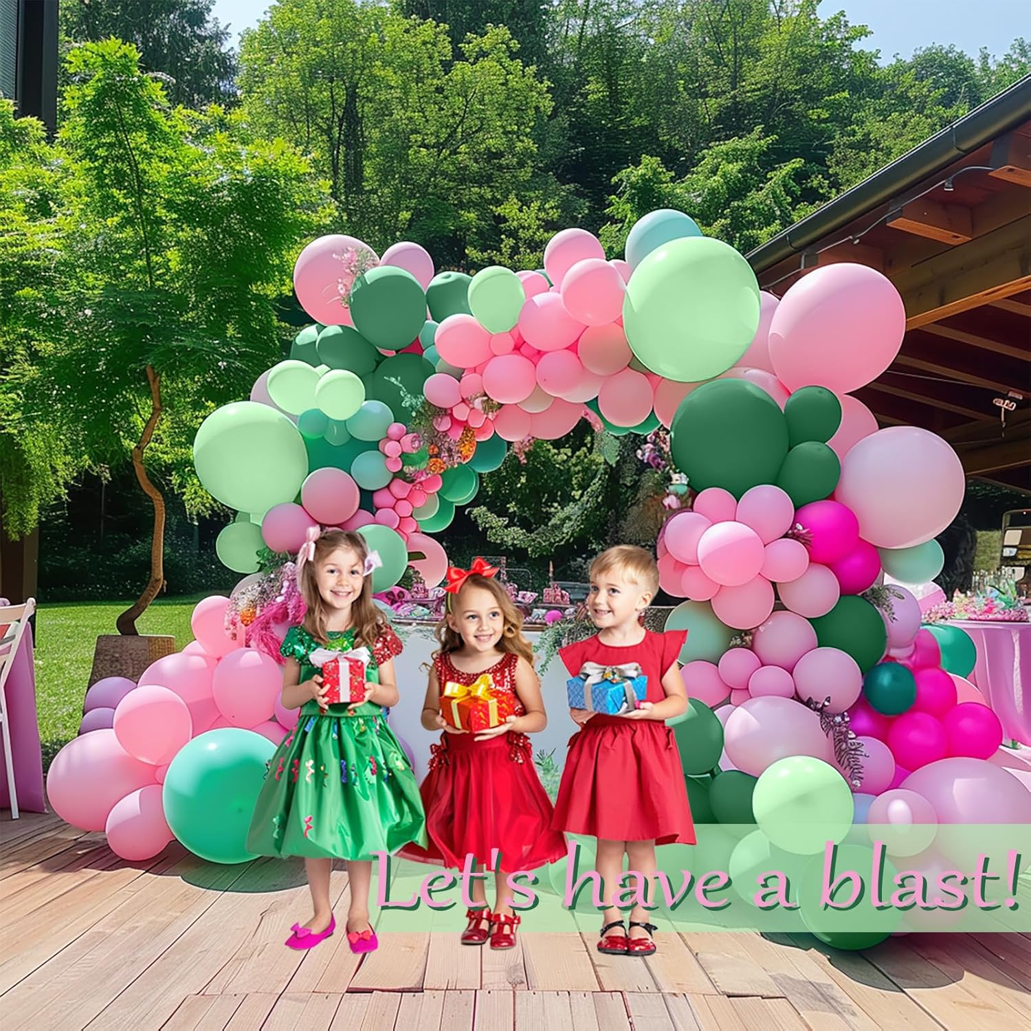 107 Stuks Hot Roze Groene Ball - Balloon Arch Kit recensie en prijs